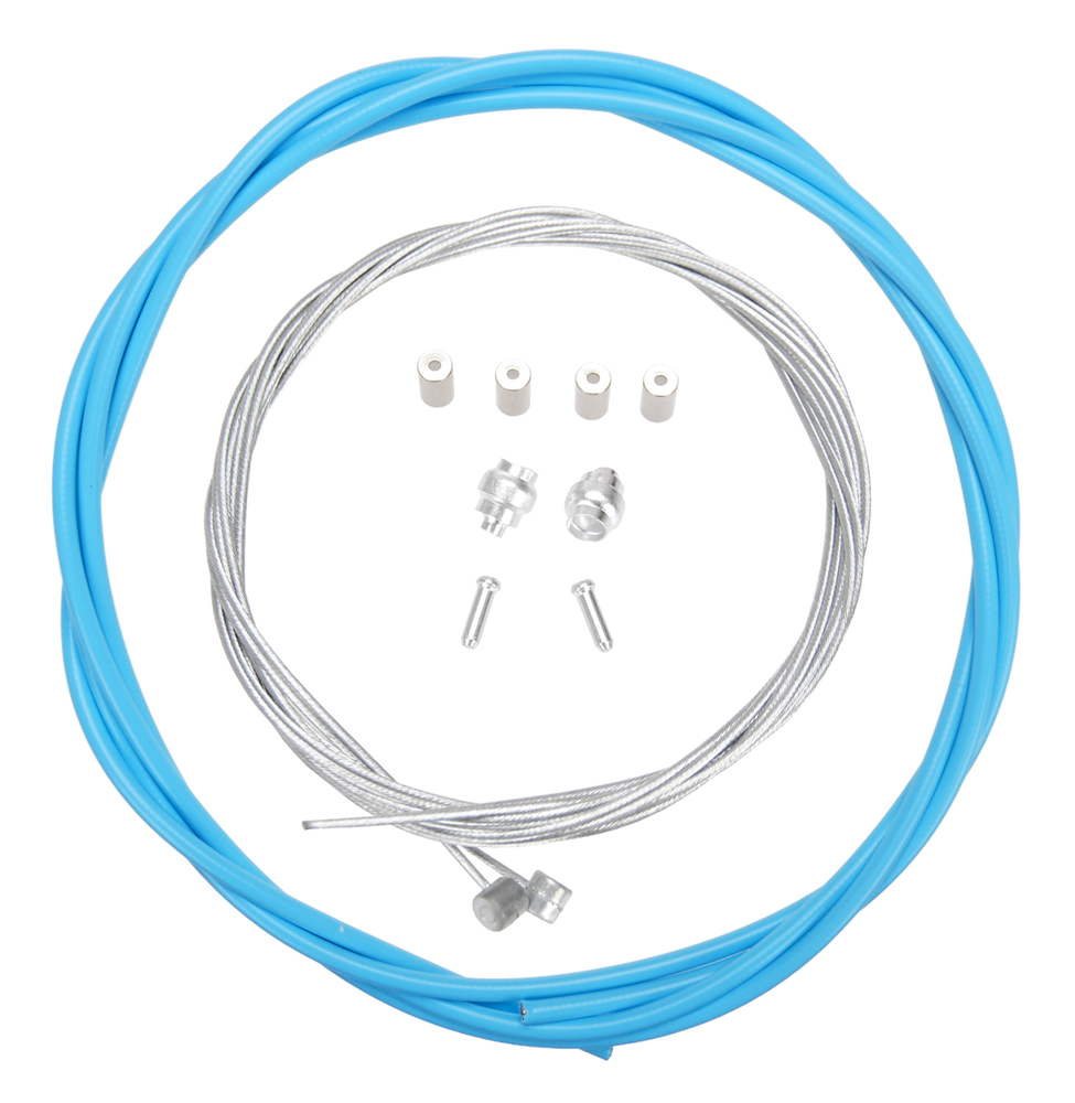 Premium Bicycle Brake Cable Kit for BMX/MTB - LIGHT BLUE