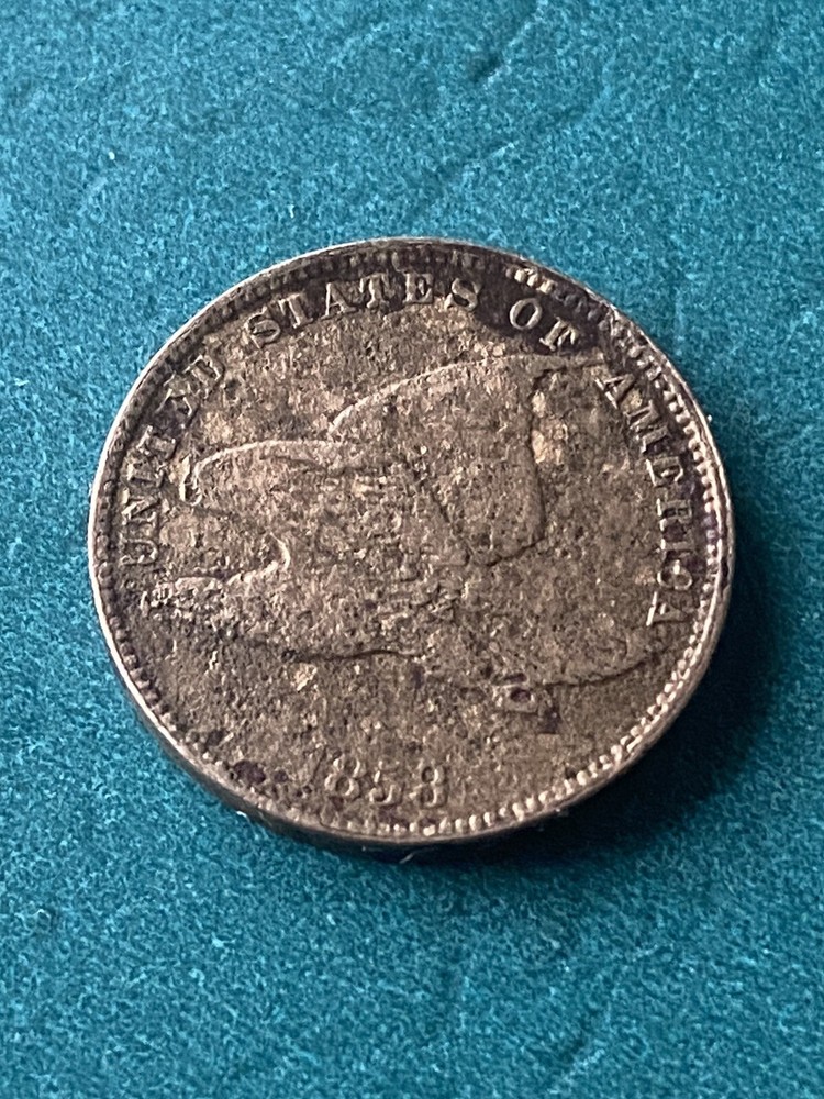 1858 Flying Eagle Cent Penny