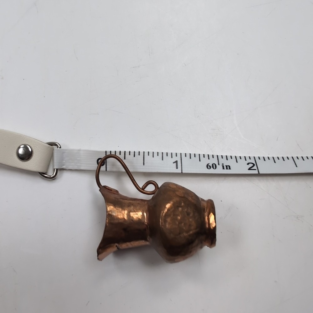 Hammered Copper Pitcher vintage Doll House Miniature