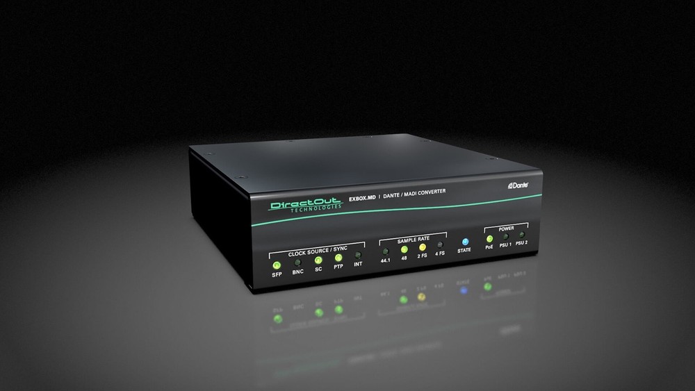 DirectOut Technologies EXBOX.MD Dante/MADI Converter
