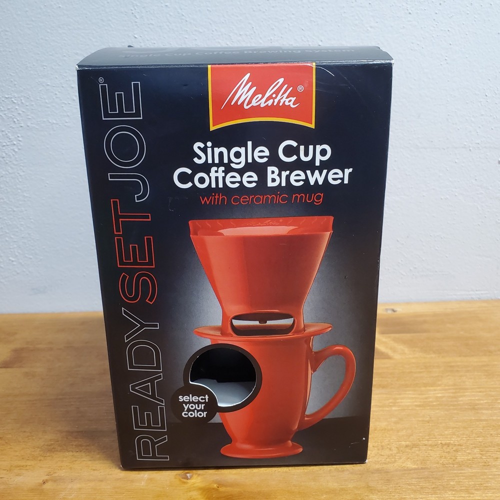 Melitta Ready Set Joe Single Cup Coffee Brewer Black