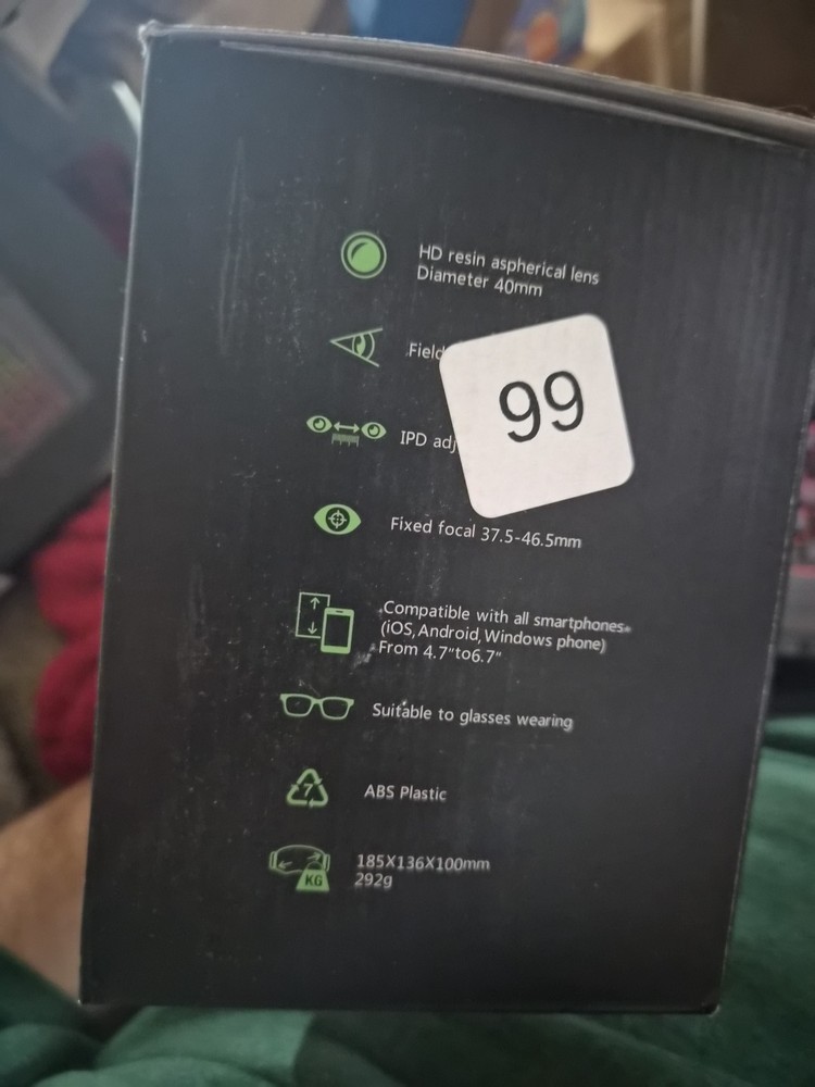 VR Shinecon Virtual Reality Glasses 3D Headset New