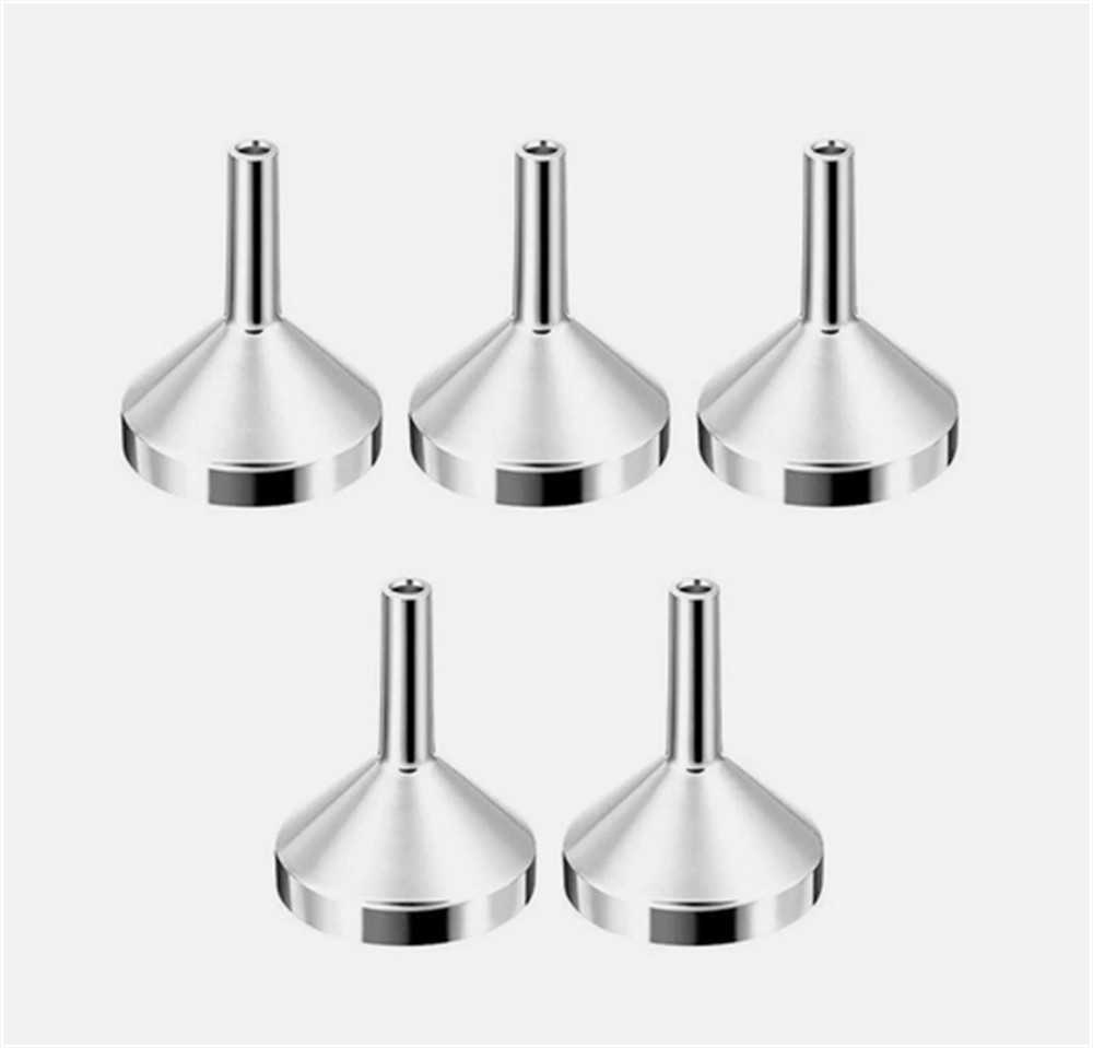 3 Pcs Stainless Steel Mini Funnels for Kitchen Use Tiny Small Funnel Set 3