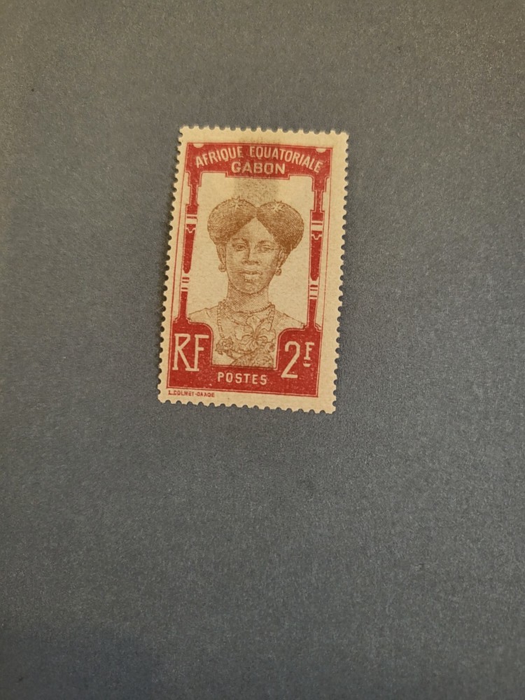 Stamps Gabon Scott #70 h