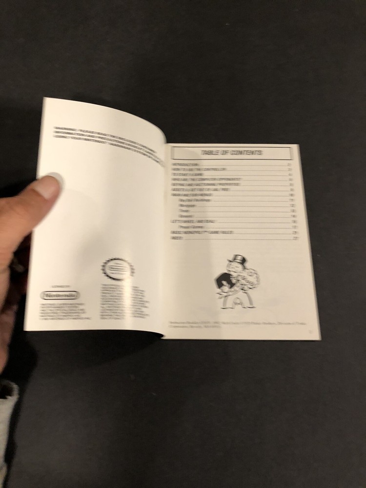 Monopoly snes manual