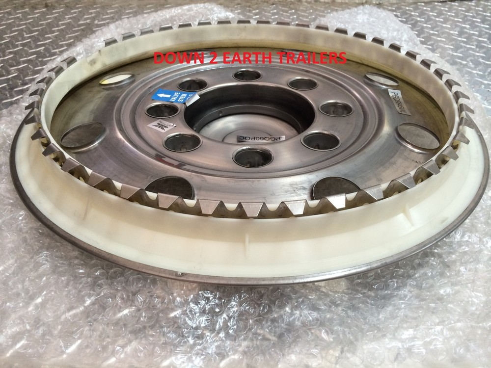 (GQST60)(1) Phoenix USA 16" Stainless Trailer Wheel Hub Caps Rim Covers SHARP!!