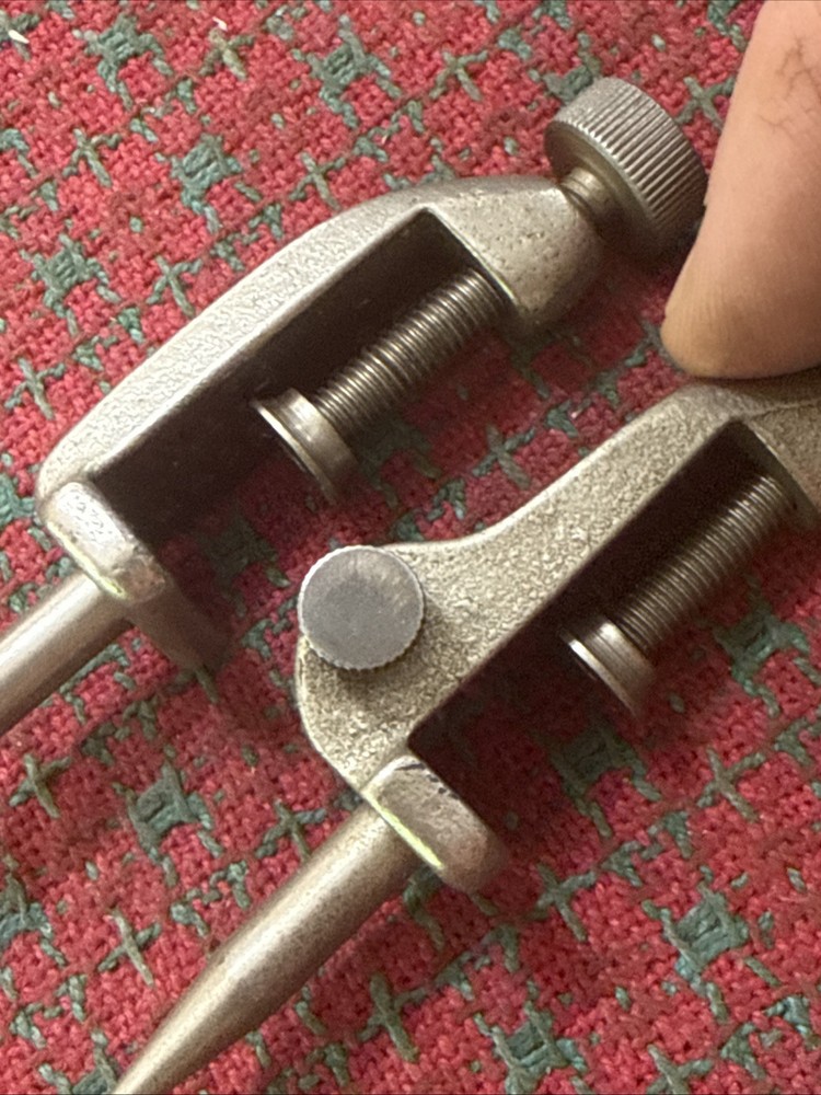 Vintage STANLEY Tools Trammel Points USA 🇺🇸 Excellent