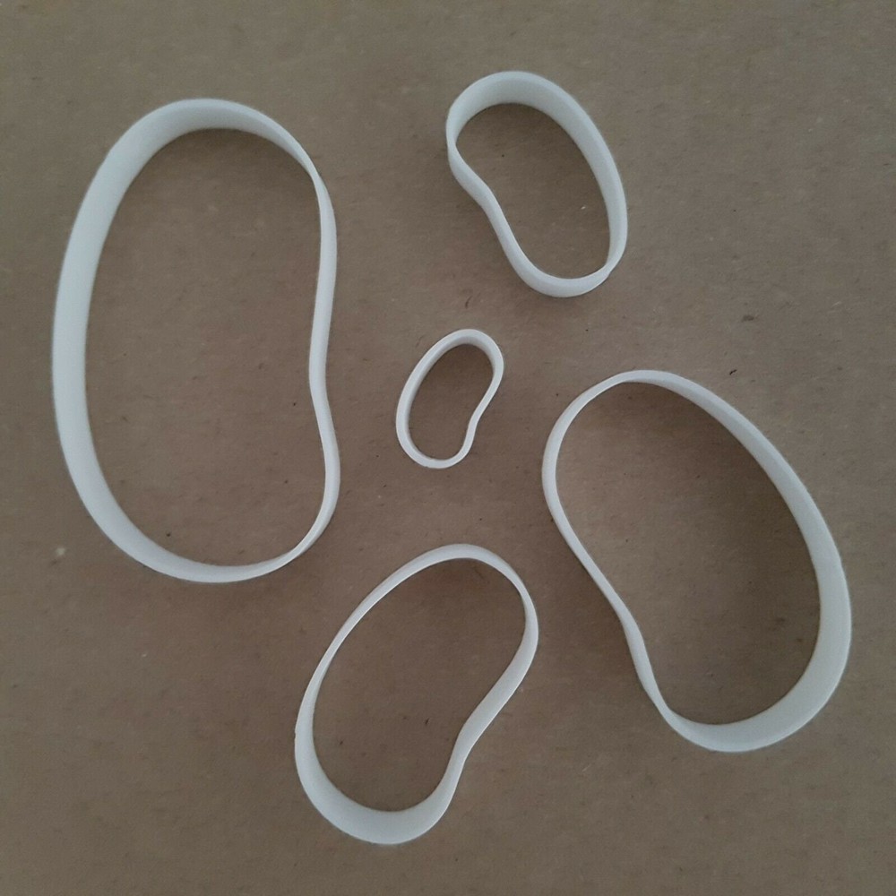 Bean Shape Mini Fondant Cutter Small Sugarcraft Icing Tiny Sharp Stencil Pastry
