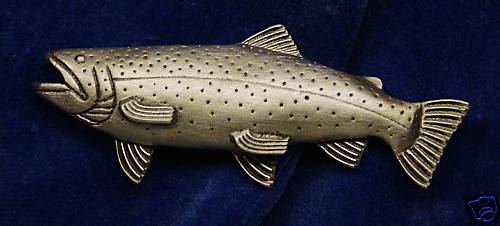 Empire Pewter Rainbow Trout Pin