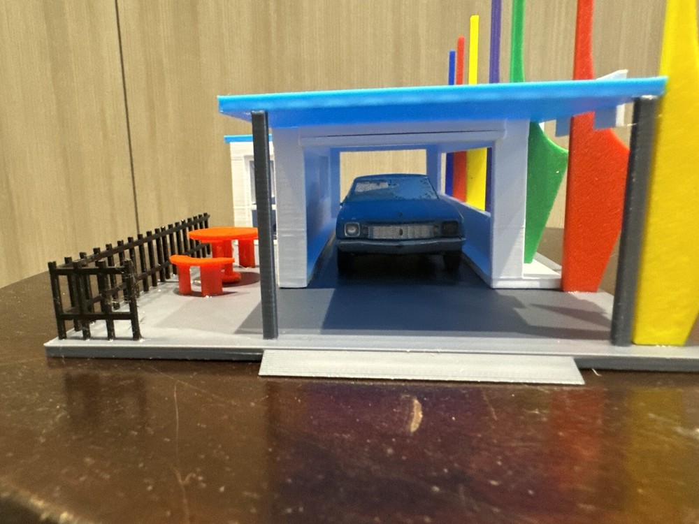 O Scale “Googie Style” Car Wash - Kit