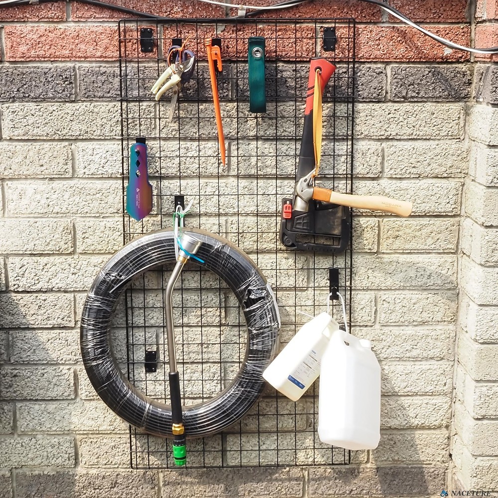 24 PCS 4 Inch Double Gridwall Hooks Display For Grid Wall Panel Peg Hanging