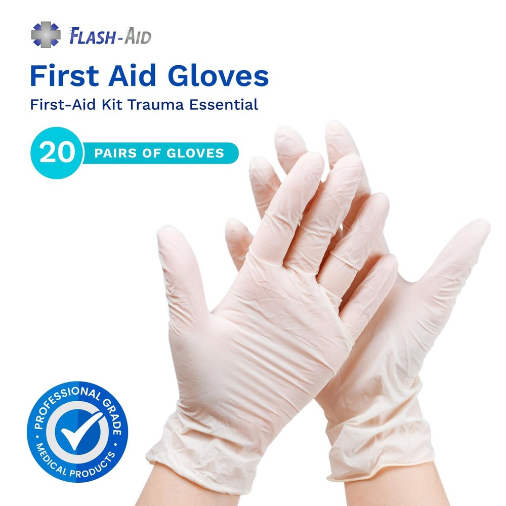 Individually Packaged First Aid Gloves One-Size