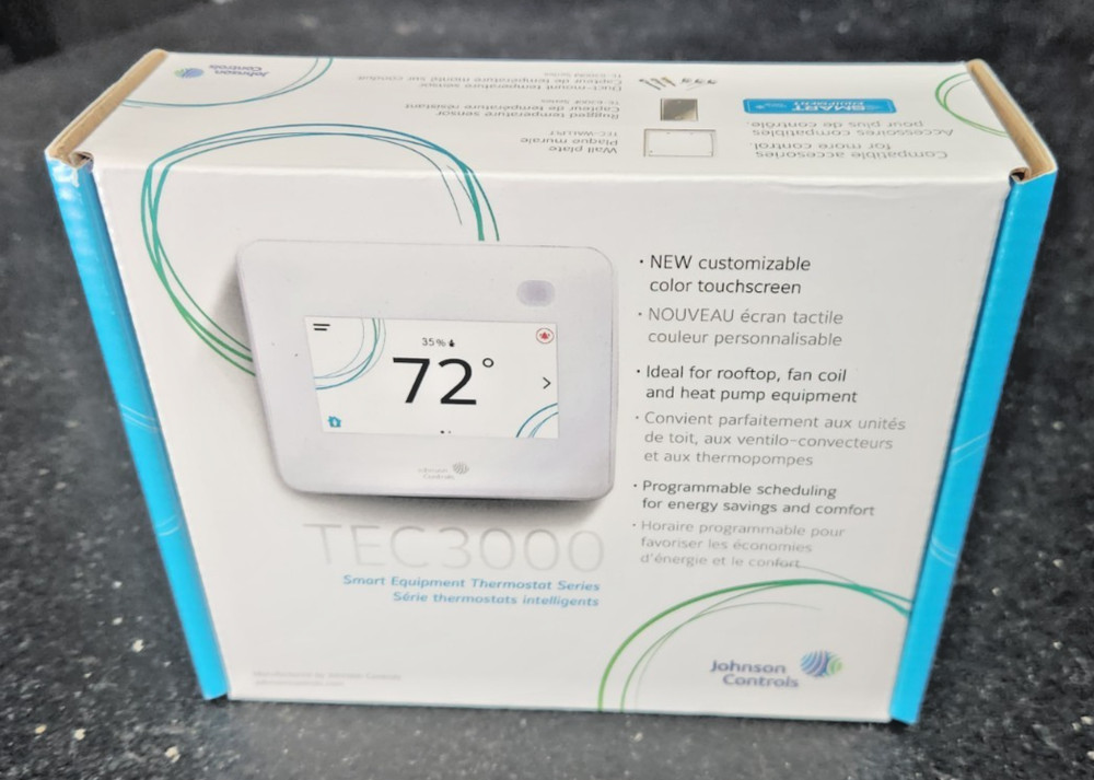 Johnson Controls TEC3612-14-000 TEC3000 BACnet N2 Network Thermostat Controller