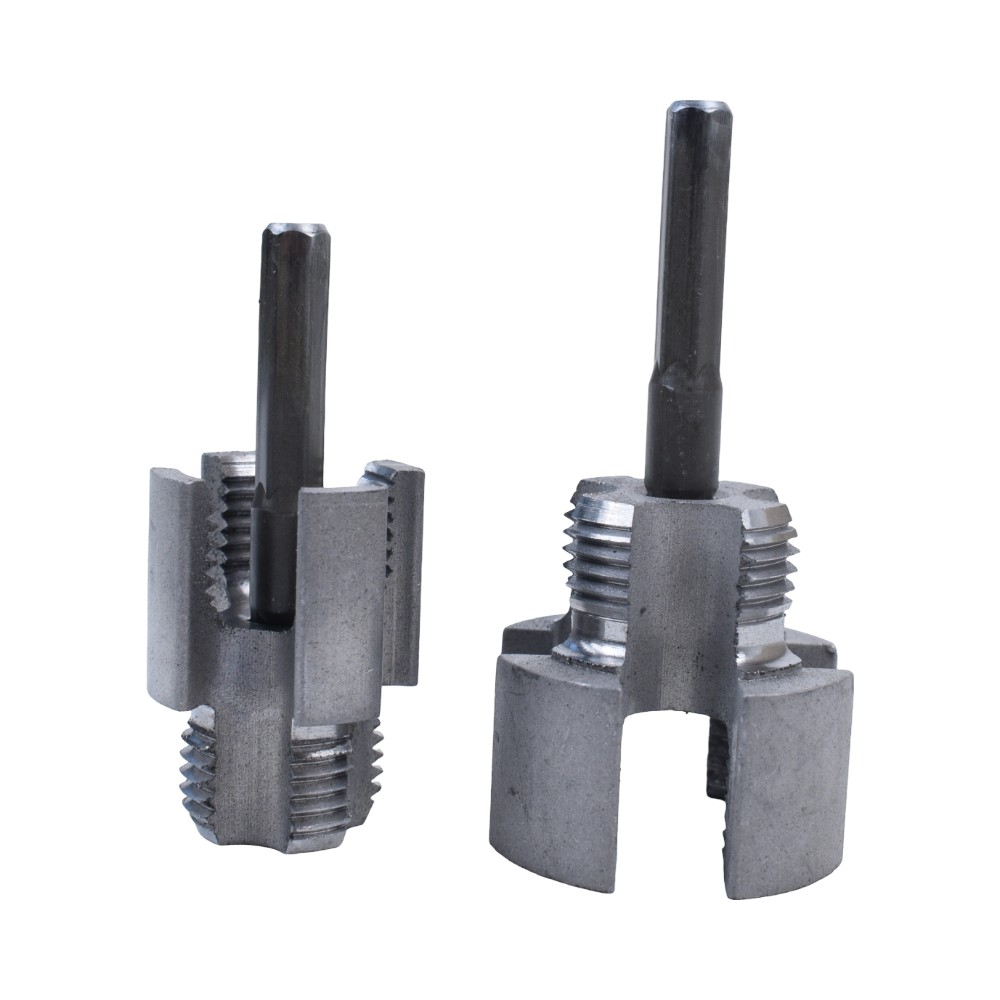 2Pcs 1/2''&3/4'' Water Pipe Integrated Internal & External Pipe Threading Tool
