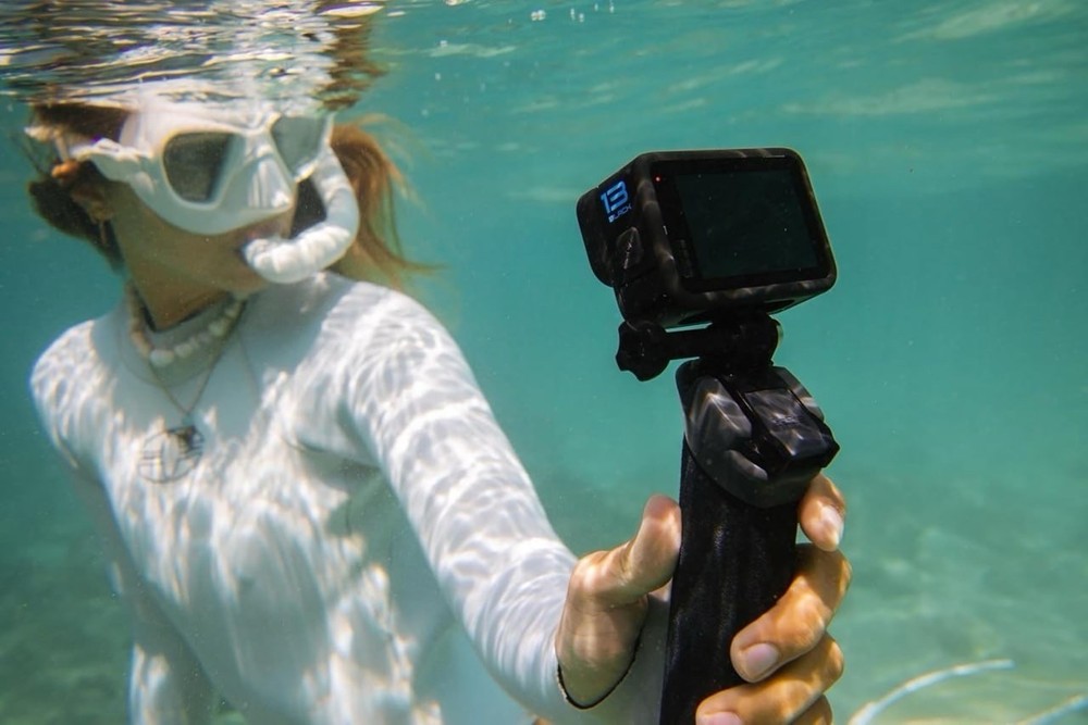 GoPro HERO13 Black Camera Accessory Bundle with Batteries, Handle, Case