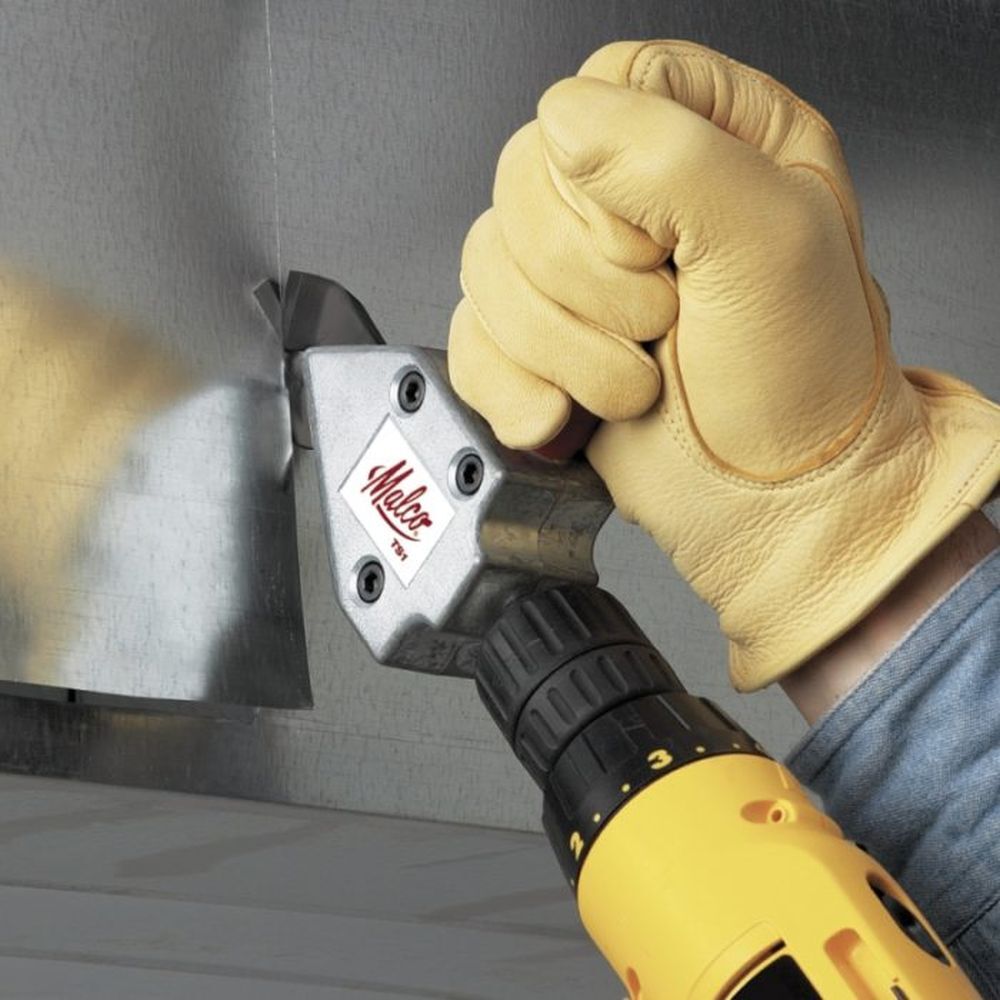 Malco TurboShear Sheet Metal Cutting Drill Attachment