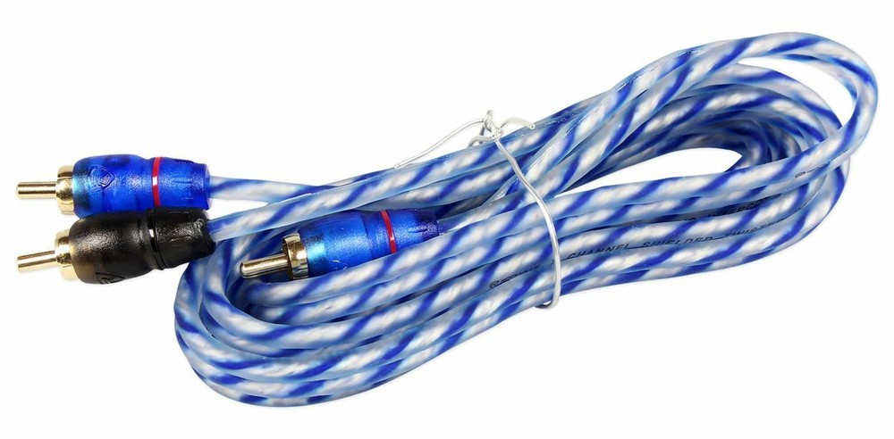 Hifonics HFXR 3-Way Active Crossover With Remote + 17' + 6' RCA Cables