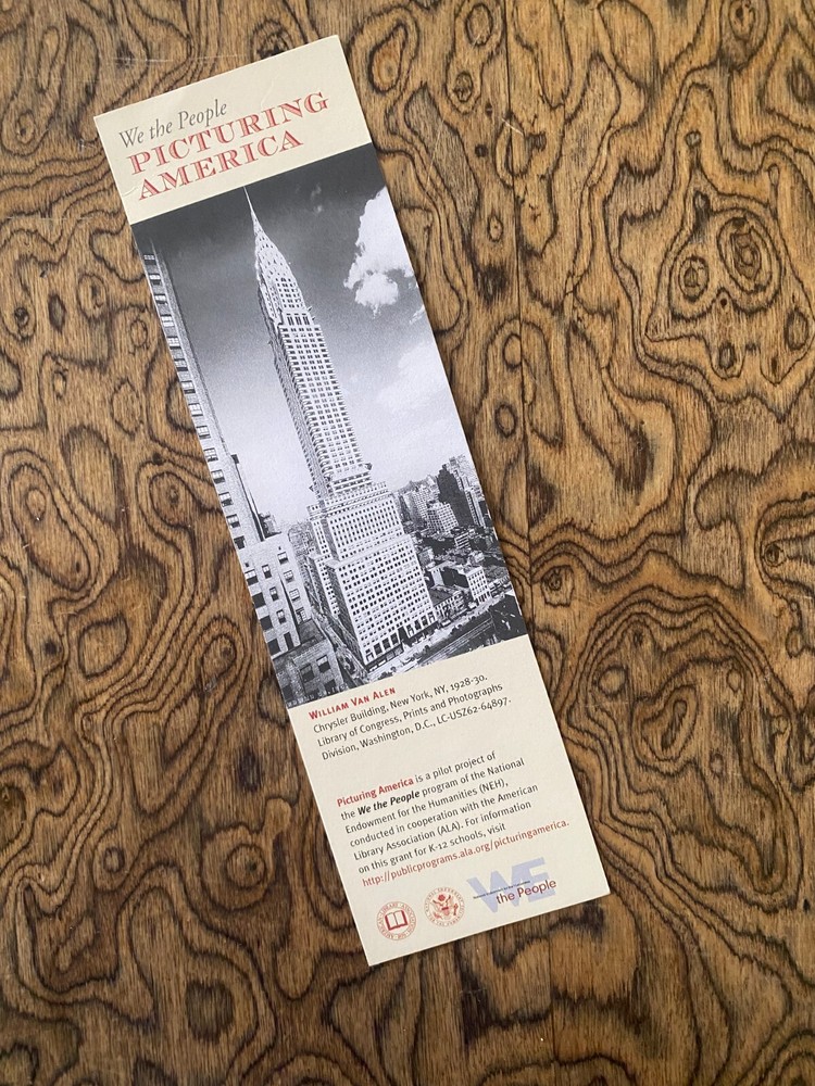 Chrysler Building Hiram Powers Bookmark NEW