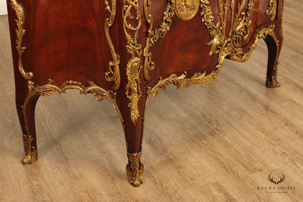 Herraiz French Regence Style Marble Commode