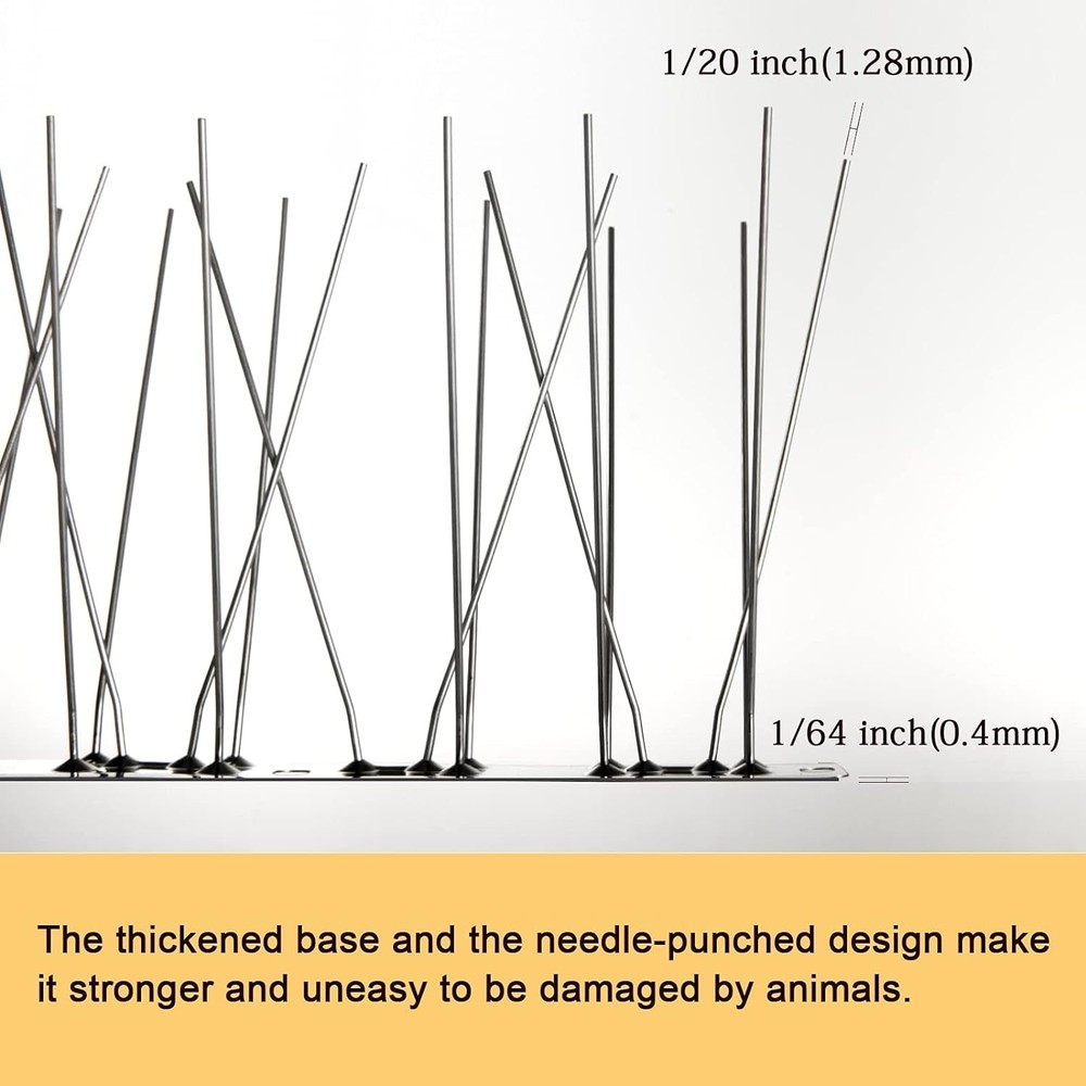 Versatile Bird Spike Kit - Easy Installation, Long Lasting