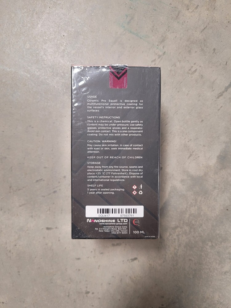Ceramic Pro - Car Ceramic Coating - Squall Glass Surface Protection 100ml