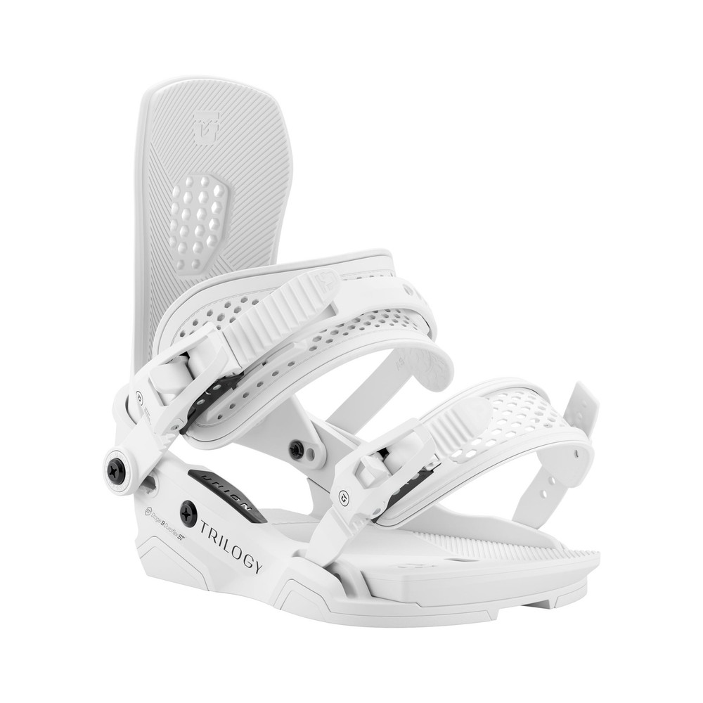 Union Trilogy Women's Snowboard Bindings, White, Large MY26