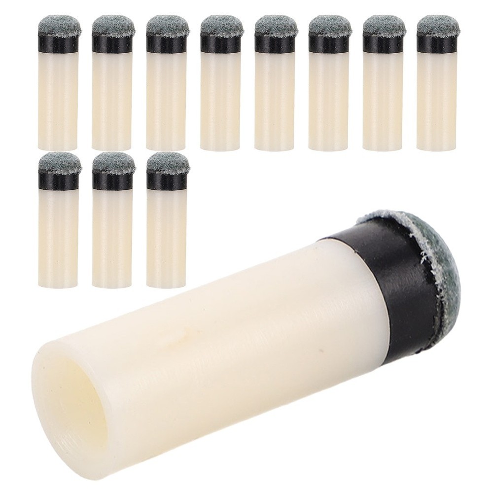 12 Pcs Pool Stick Tips Billiards Accessories Cue Replacement Kit