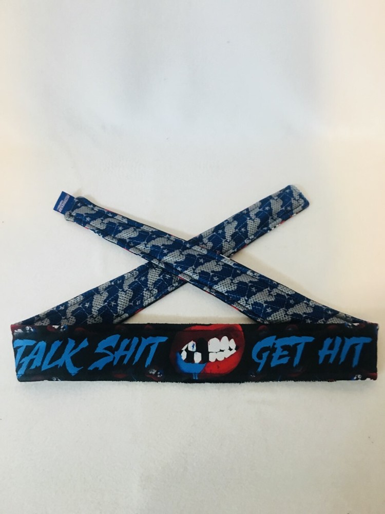 NEW Paintball Headband - TALK $#!+ GET HIT!