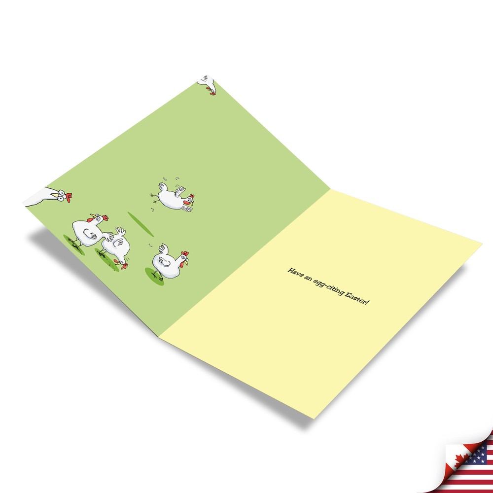 Funny Easter Greeting Card w/ envelope - Found All Eggs