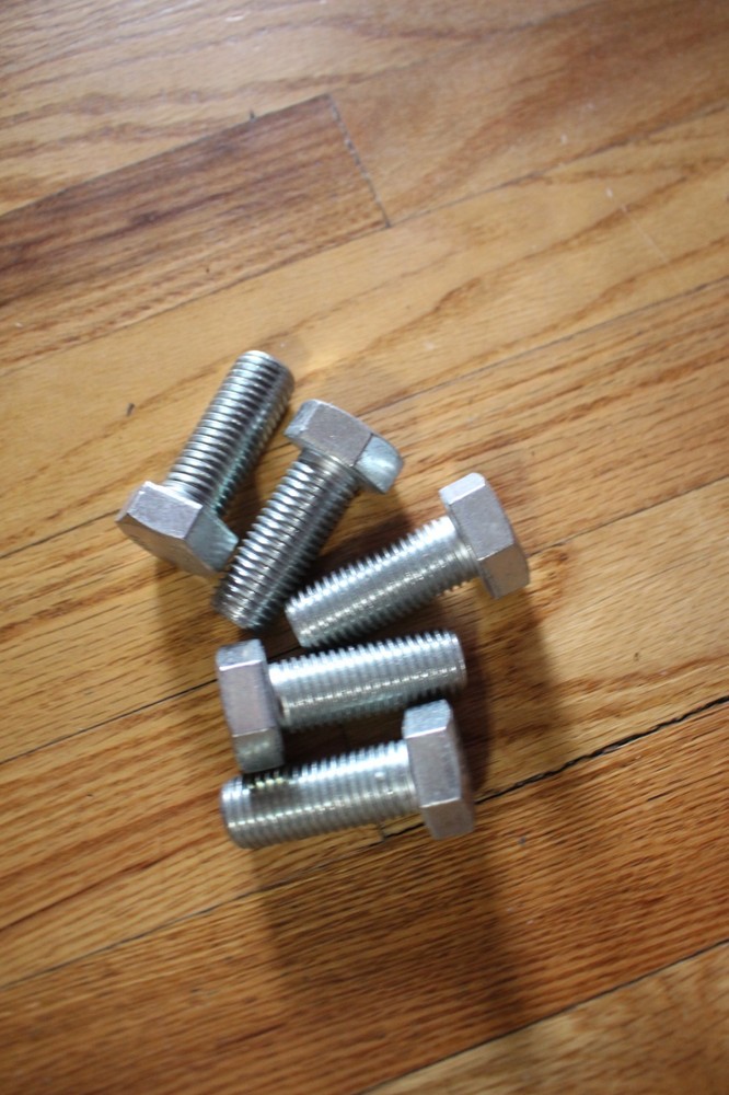 5-PACK JOHN DEERE UH 10.9 HEX BOLT 2" LONG THREADED PORTION
