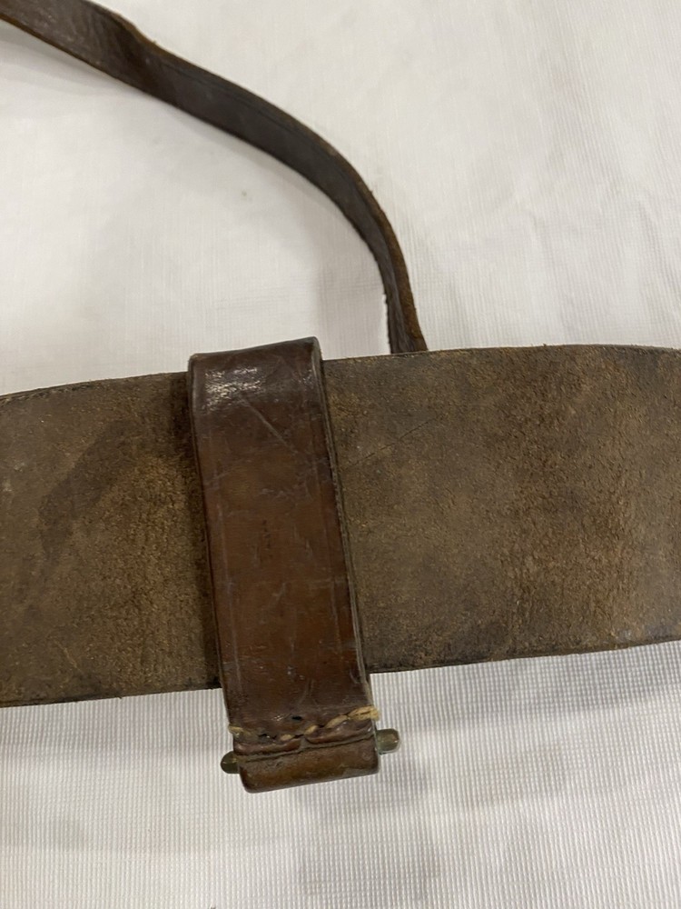 WWII German Leather Belt Dated 1939