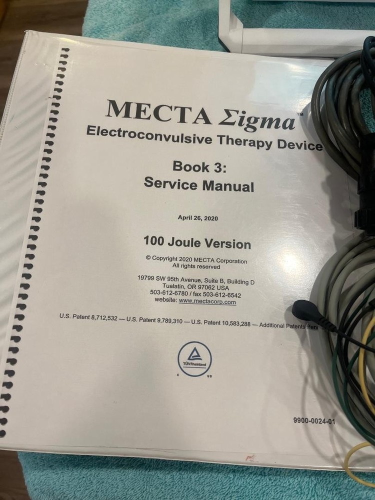 Mecta Eigma ( ECT) Electroconvulsive Therapy Device # SIGMA 100J (TESTED)