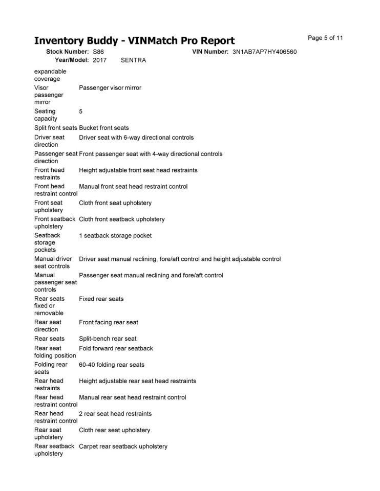 SENTRA 2017 Fuse Box Cabin 1118345