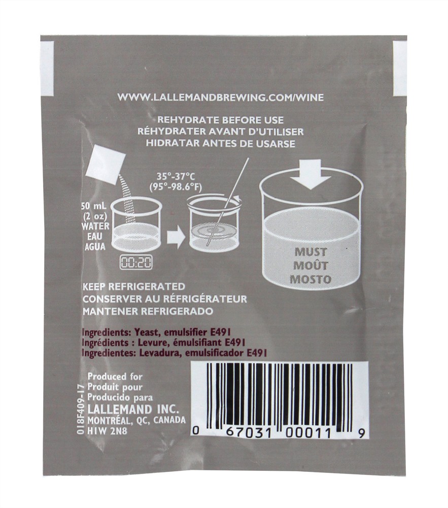 Lalvin EC-1118 Champagne Yeast