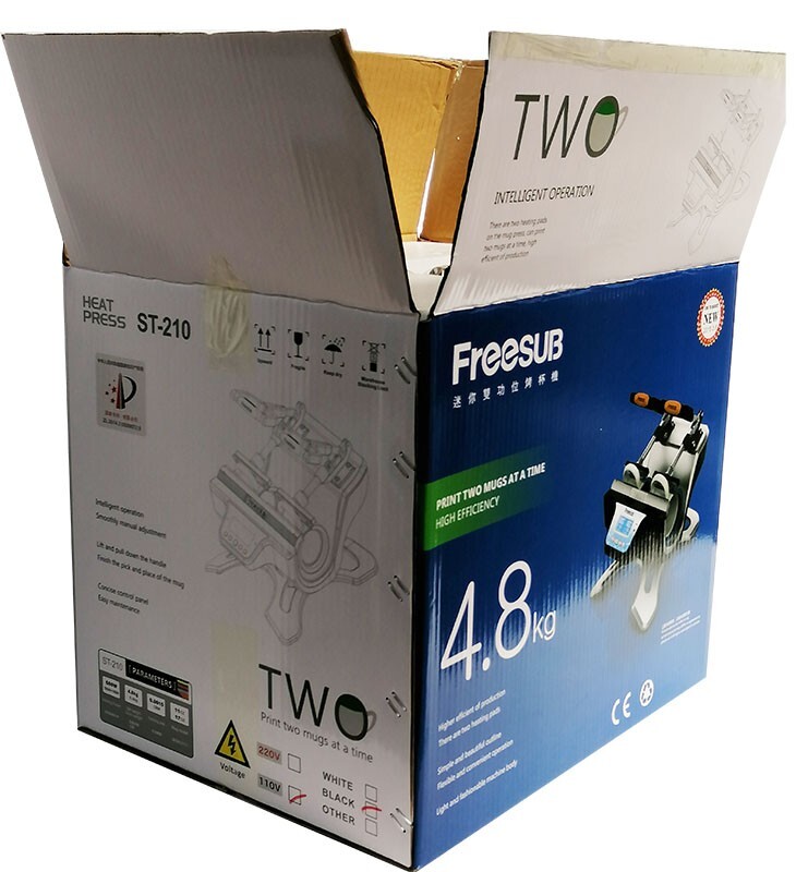 1 PC Mini Double Station Mug Heat Press Machine