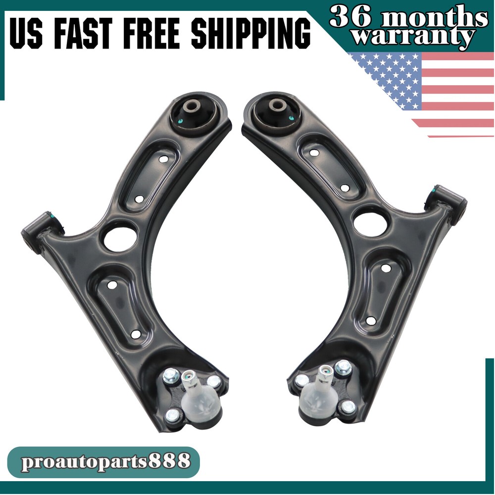Front Left & Right Lower Control Arm Set For 17 Hyundai Elantra Driver Passenger