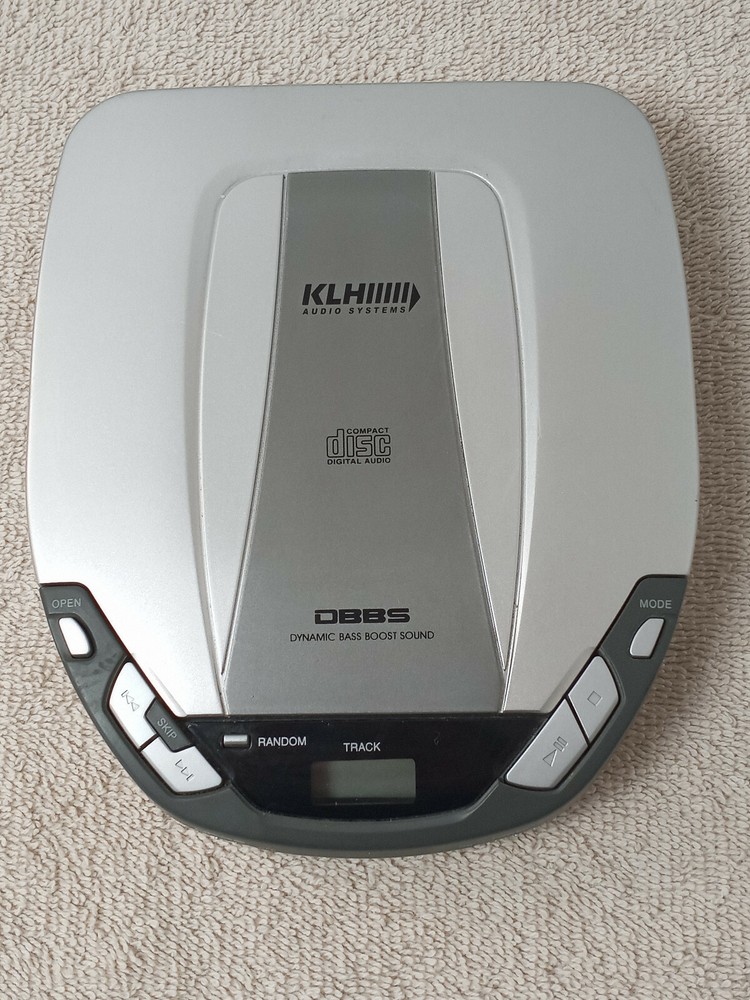 1999 KLH PCD500 Portable  CD Player Programmable Digital Anti-Shock System*