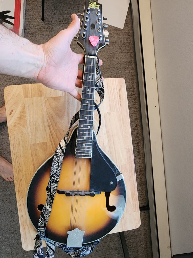 Rogue RM-100A Mandolin yellow brown black