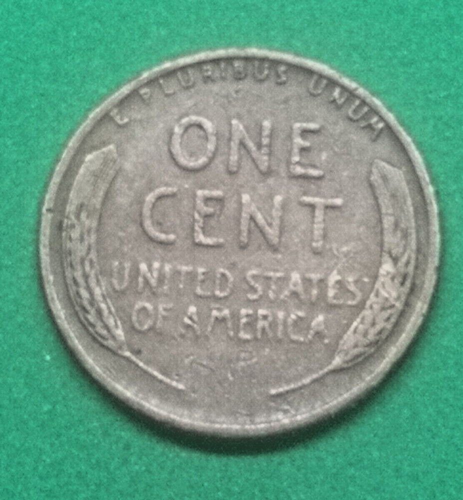 1942 one-cent lincoln wheat penny uncirculated 1c