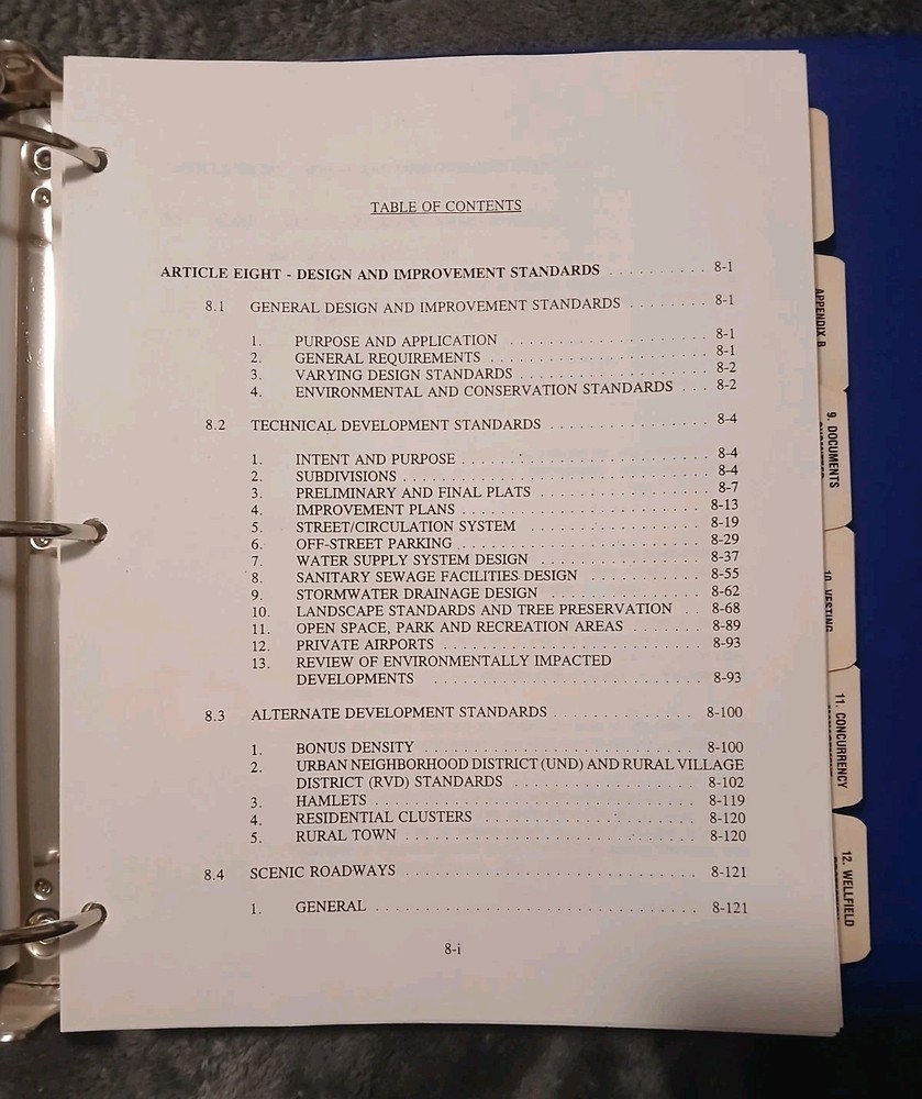 Marion County Florida Land Development Code Binders 1992-1995