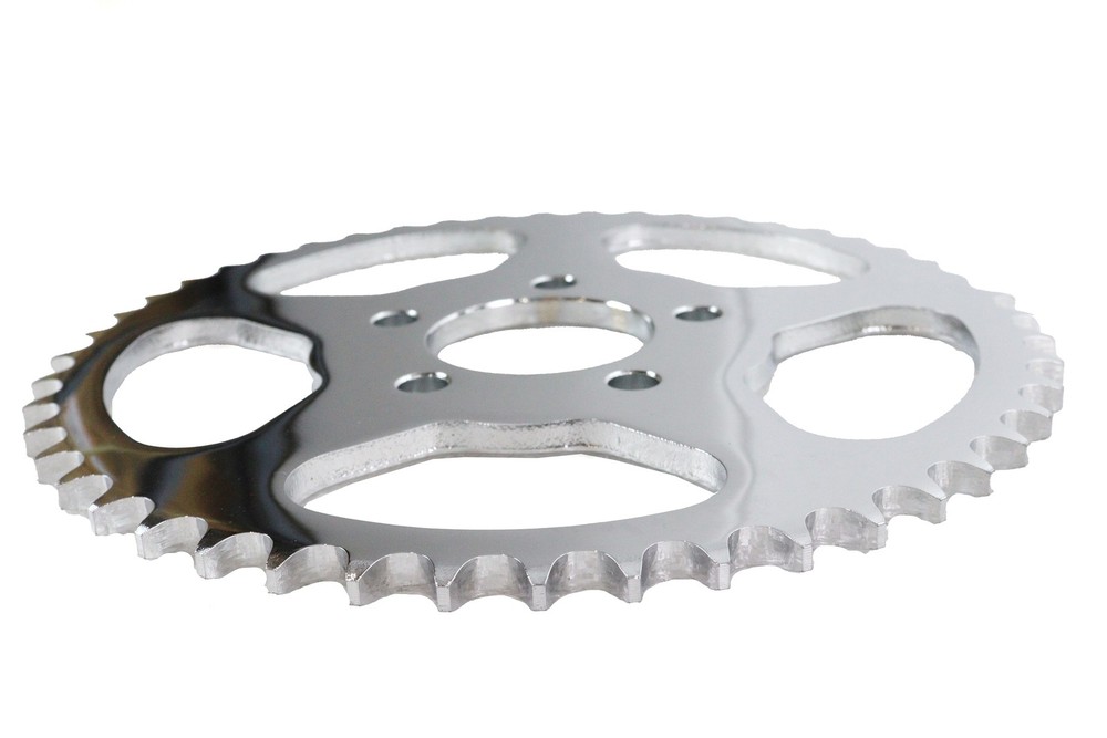 Rear Sprocket Flat Chrome 48 Tooth fits Harley Davidson