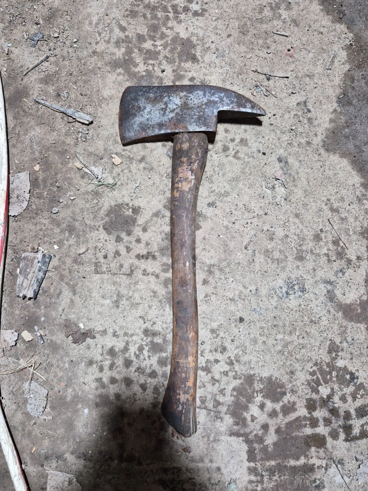 Firemans Small Size Axe Hatchet Unmarked 19" Long