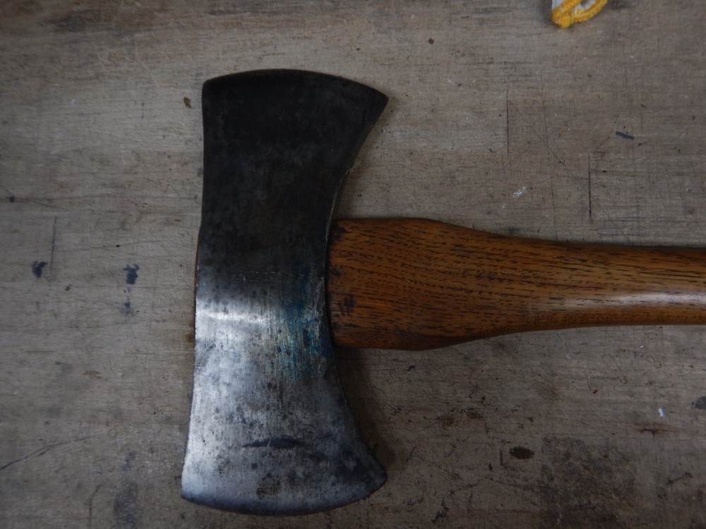 Vintage Vaughan Sub-Zero Double bit axe - straight nice handle