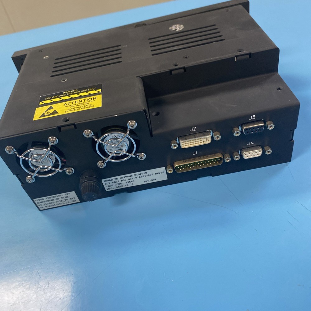 AH64 APACHE AIRCRAFT HELICOPTER EUFD "Enhanced Upfront Display" Simulation