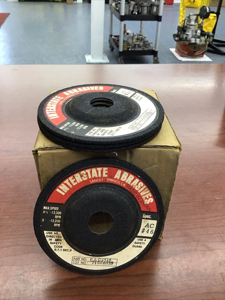Interstate Abrasives Grinding Disc 4 1/2” (25/box)