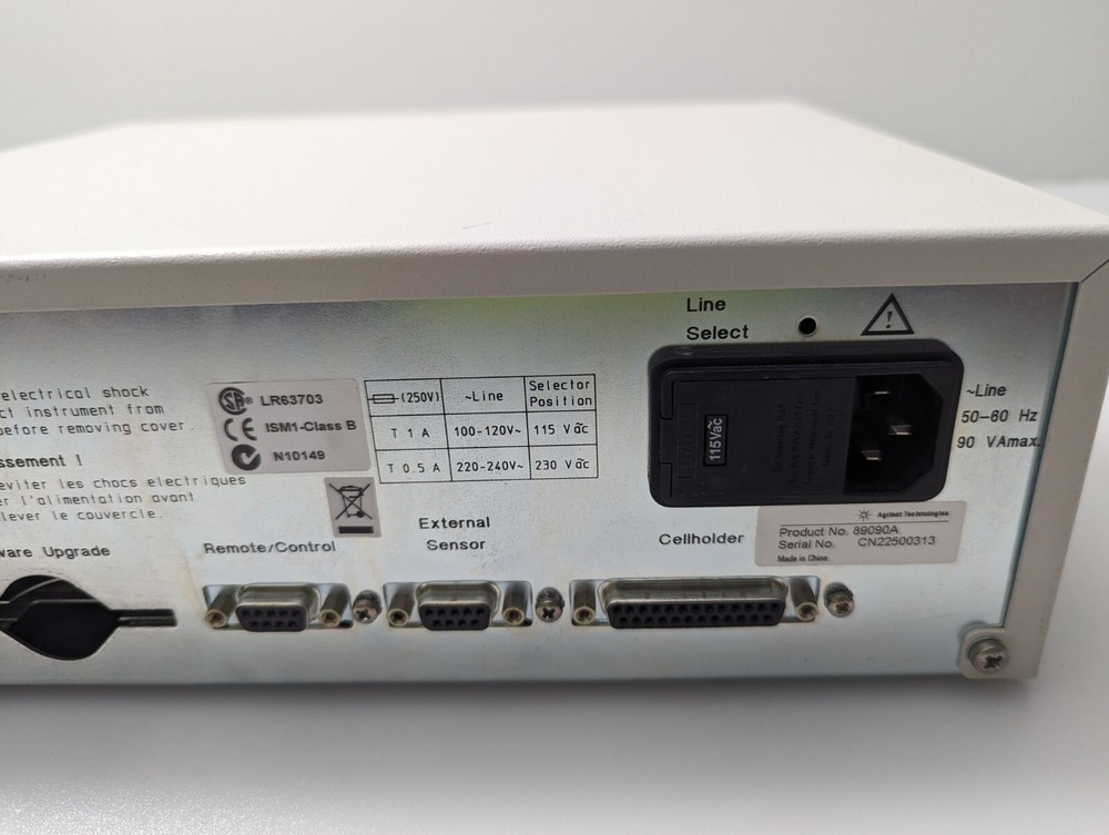 Agilent 89090a Technologies Peltier Controller