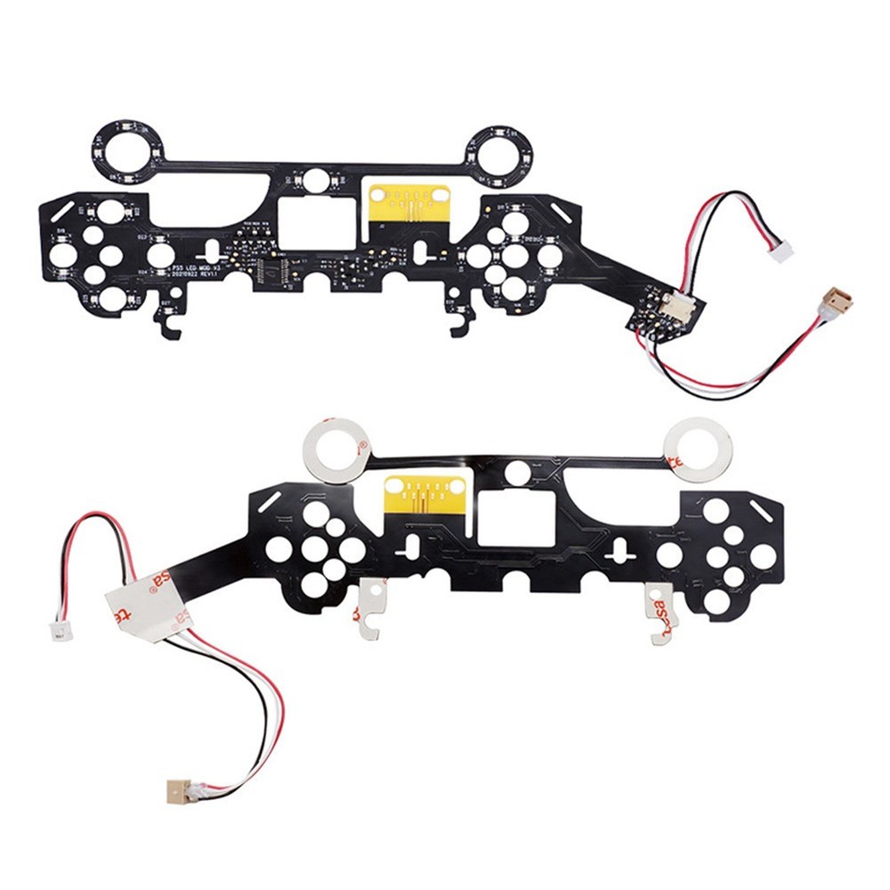 DIY Colored LED Light Board D-Pad Face Buttons Thumbsticks For PS5 Controller