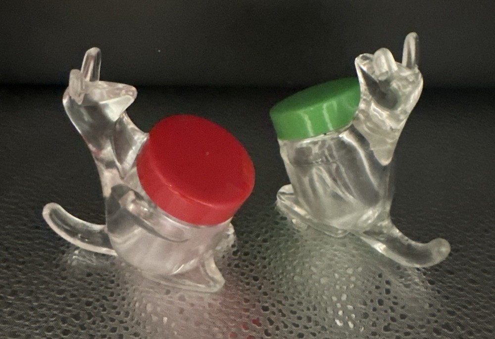 Kangaroo Acrylic Storage Jars Multi Colors Excellent Plus