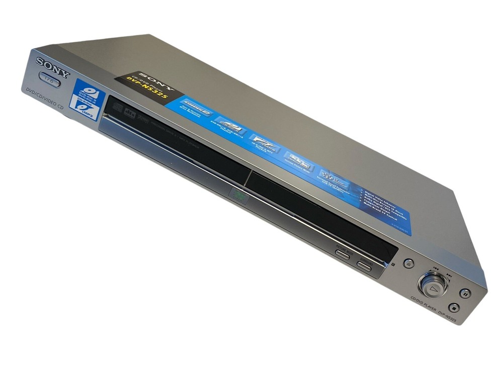 Sony DVP-NS325 Silver CD / DVD Player With Original Box *VIDEO*