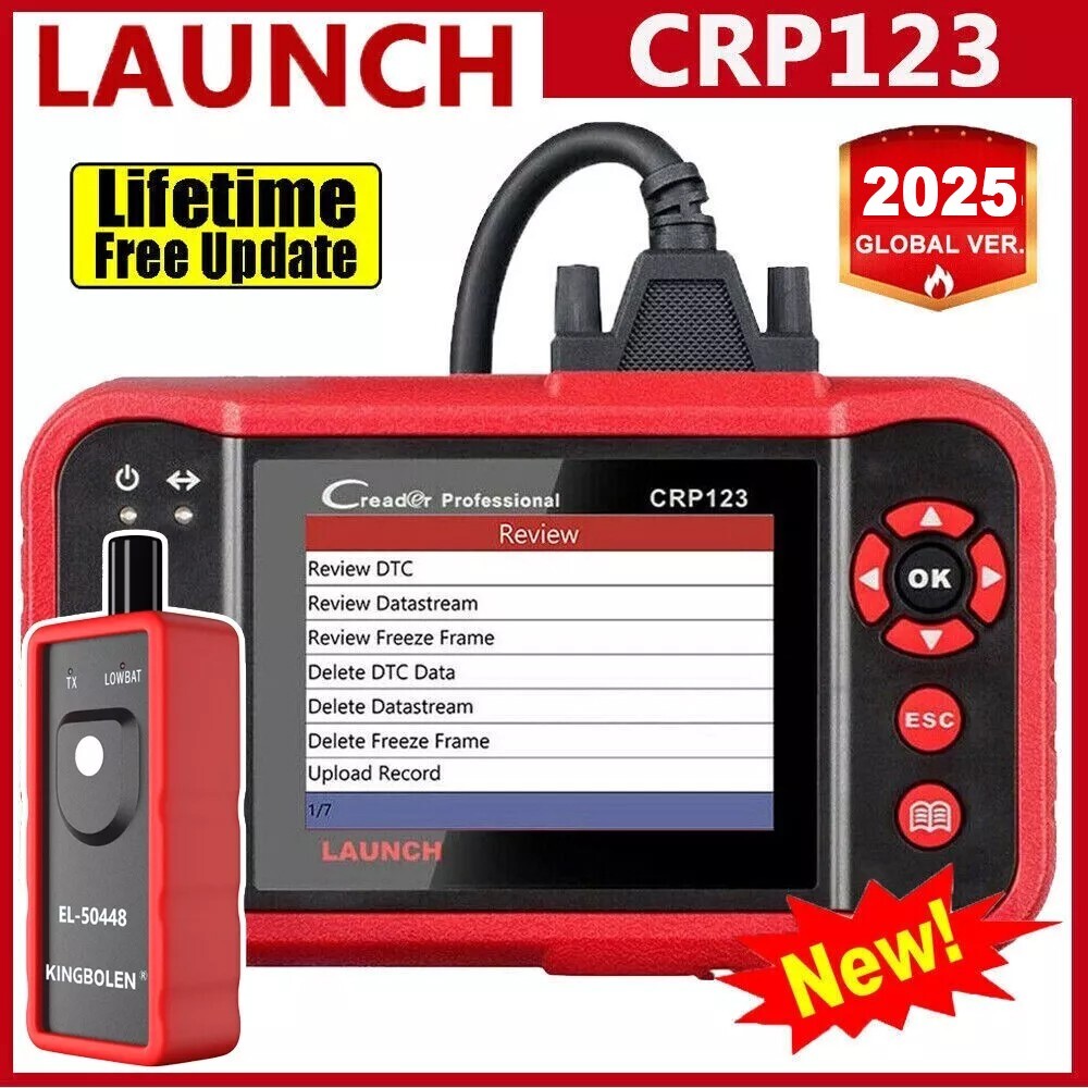 2026 LAUNCH CRP123 OBD2 Scanner Check Engine ABS SRS Code Reader Diagnostic Tool
